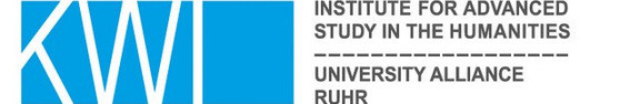 KWI Logo Das Logo hat einen weißen Hintergrund. Es besteht aus einem llänglichen, blauen Streifen in dem man die weißen Grosbuchstaben KWI lesen kann. Darunter steht auf dem weißen Hintergrund in schwwarzer Schrift Kulturwissenschaftliches Institut Essen in Großbuchstaben geschrieben