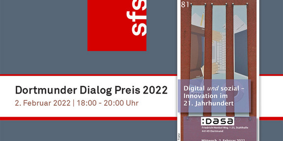 Flyer for the Dortmund Dialogue Award 2022
