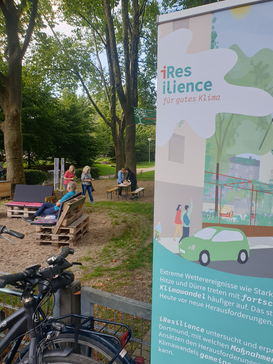 Dortmund Nordstadt: A "climate oasis" with urban gardening projects and a water filling station has been created in Blücherpark.