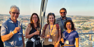 (von links nach rechts) Prof. Dr. Jürgen Howaldt, Marthe Zirngiebl, Kathrin Bauer, Dr. Rick Hölsgen und Dr. Karina Maldonado-Mariscal