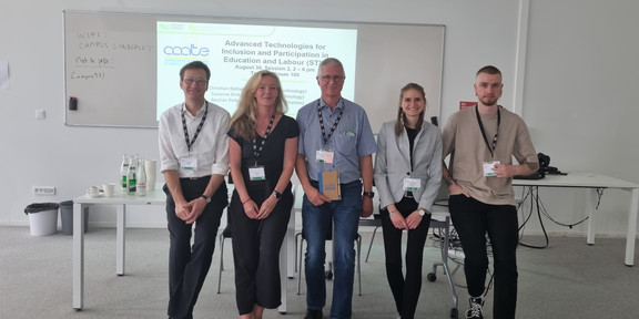 The TU participants at the conference