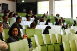 Die Teilnehmenden im Hörsaal