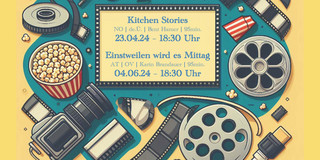 Alte Filmrollen inkl. Film und Popkorn