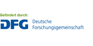 DFG Icon Logo: "Gefördert durch DFG Deutsche Forschungsgesellschaft"