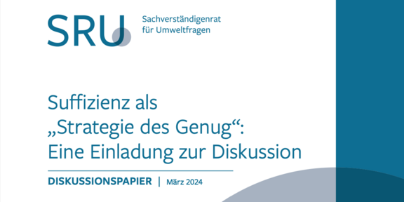 Titelblatt des SRU Diskussionspapiers
